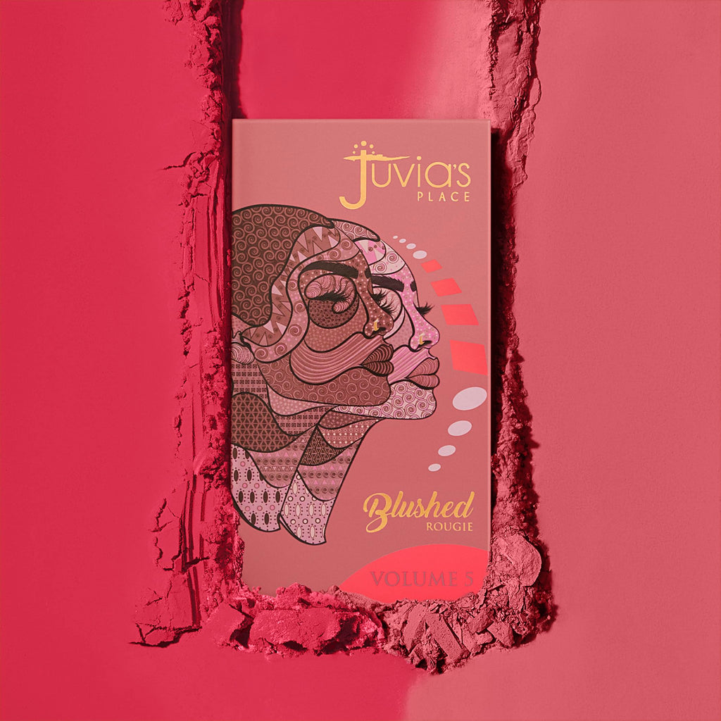 Juvia's Place Blushed Duo Blush Volume5 – Two-Tone, Buildable Pressed Mineral Powder for All Skin Tones