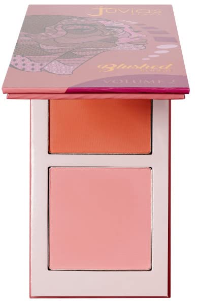 Juvia's Place Blushed Duo Blush - Two-Tone Buildable Mineral Powder for Rosy, Natural Cheeks - All Skin Tones - Volume 2