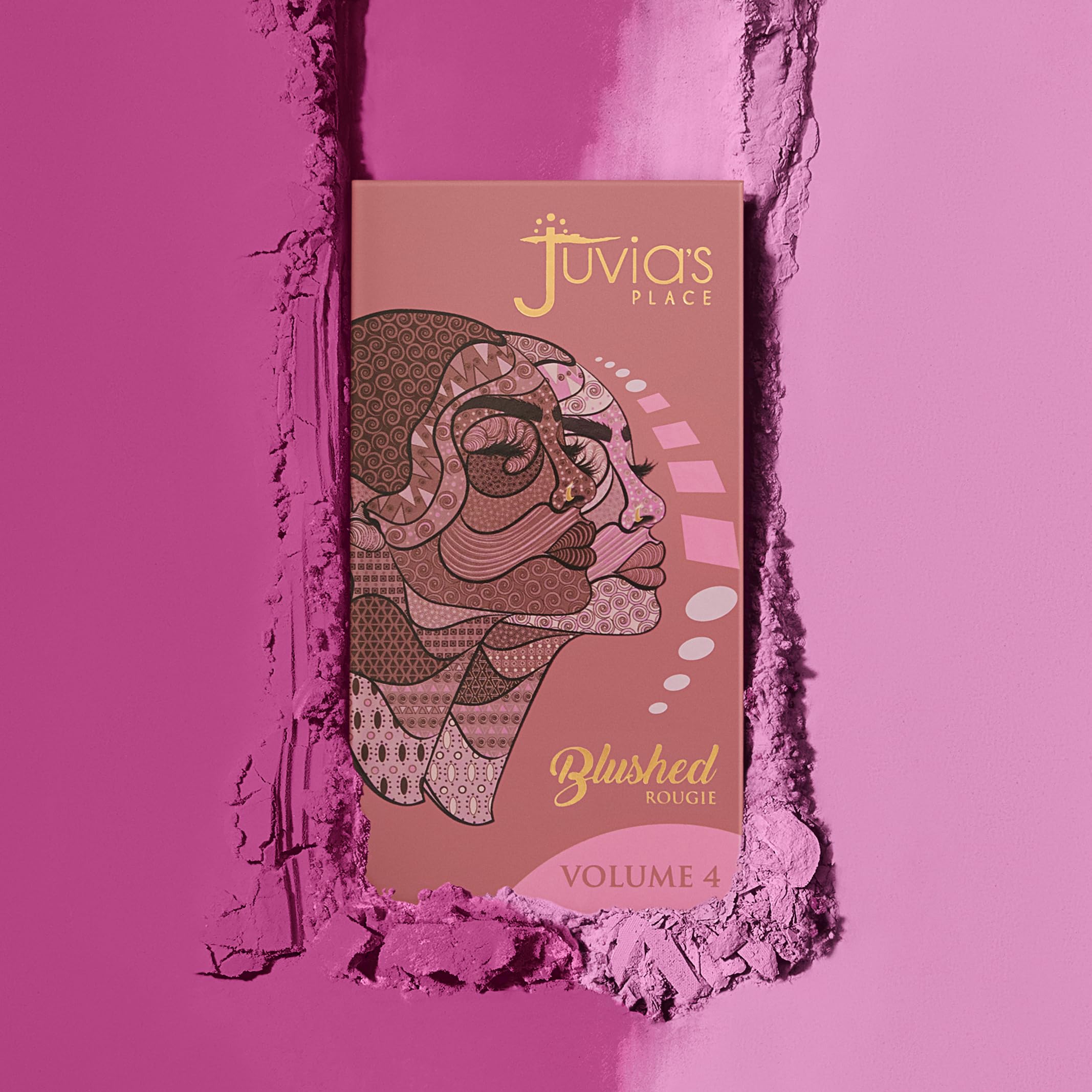 Juvia's Place Blushed Duo Blush Volume4 – Two-Tone Pigmented Mineral Powder for All Complexions