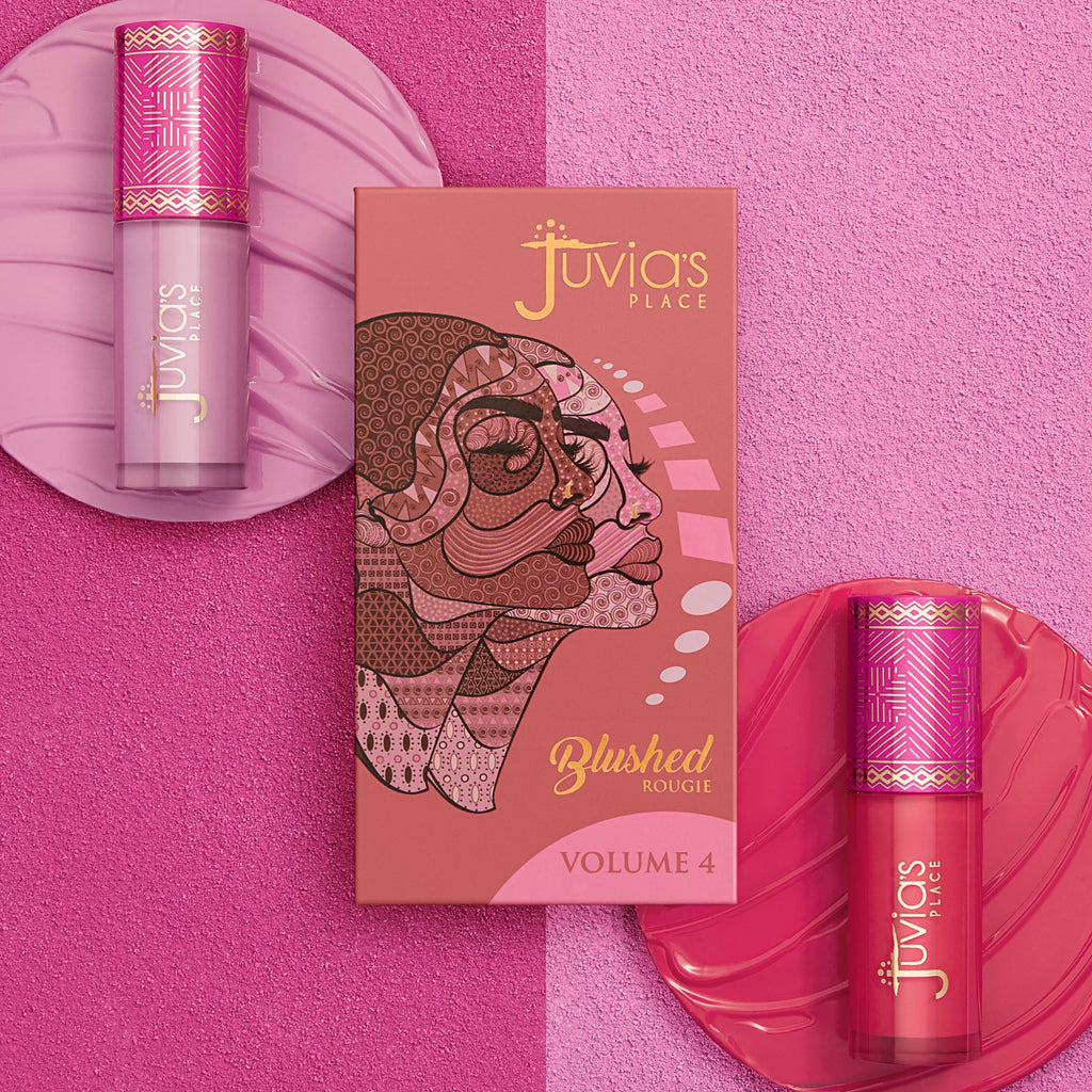 Juvia's Place Blushed Duo Blush Volume4 – Two-Tone Pigmented Mineral Powder for All Complexions