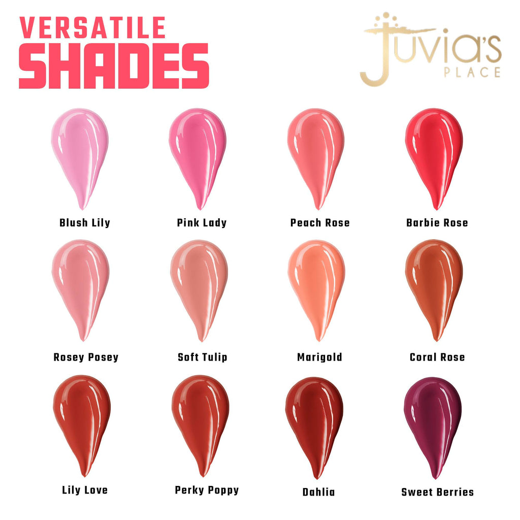 Juvia's Place Blushed Liquid Blush BarbieRose – Dewy Tint, Buildable Color, Long-Lasting Wear