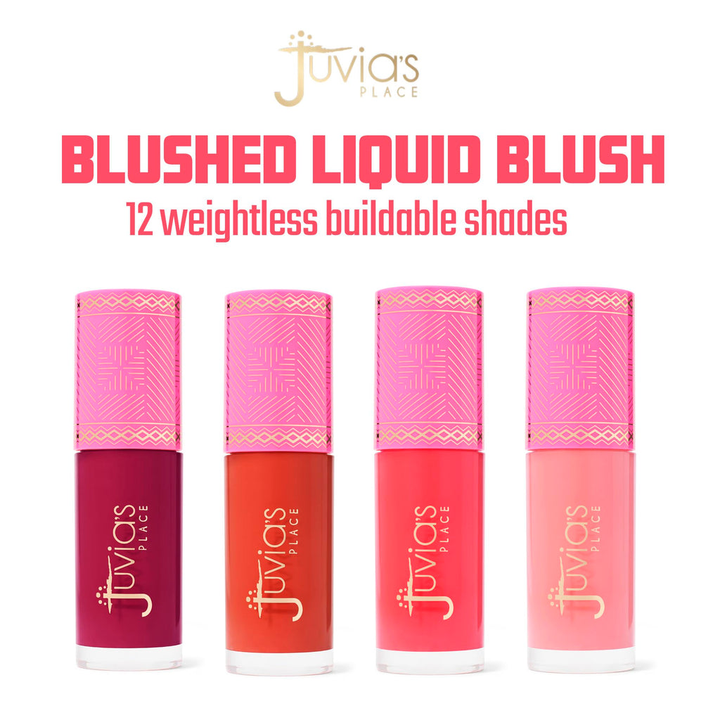 Juvia's Place Blushed Liquid Blush LilyLove – Dewy Tint, Buildable Color