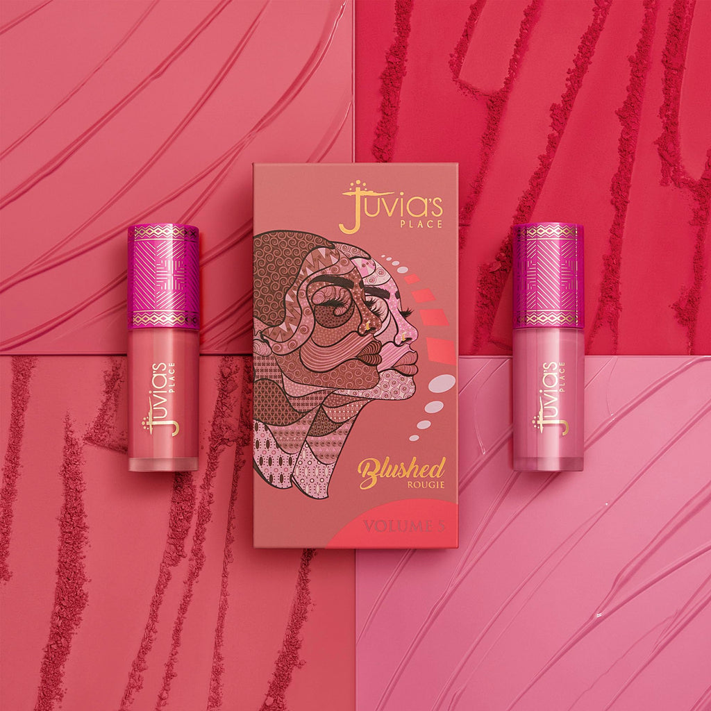Juvia's Place Blushed Liquid Blush RoseyPosey – Dewy Tint Cheeks, Buildable Cream Blush