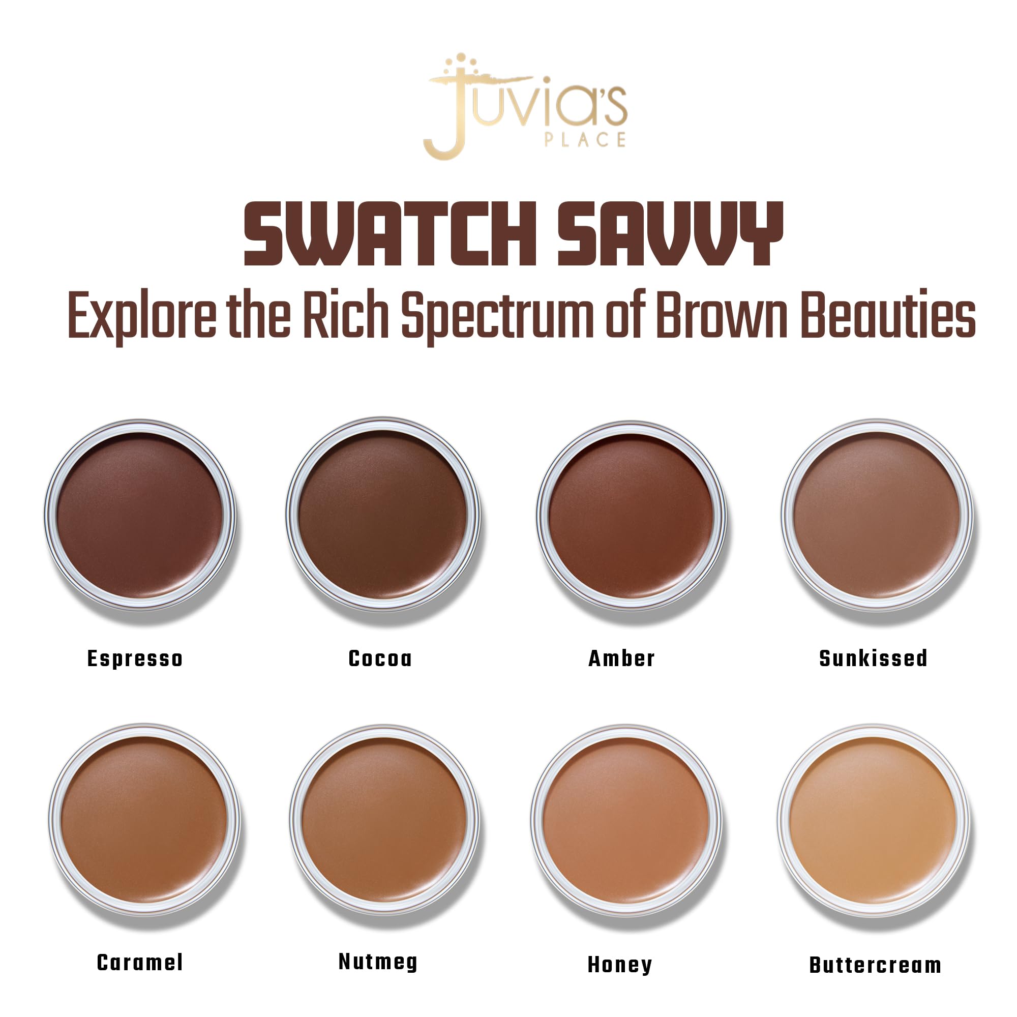 Juvia's Place Bronzed Cream Bronzer in Caramel – Buildable Cream Bronzer for Sun-Kissed Glow