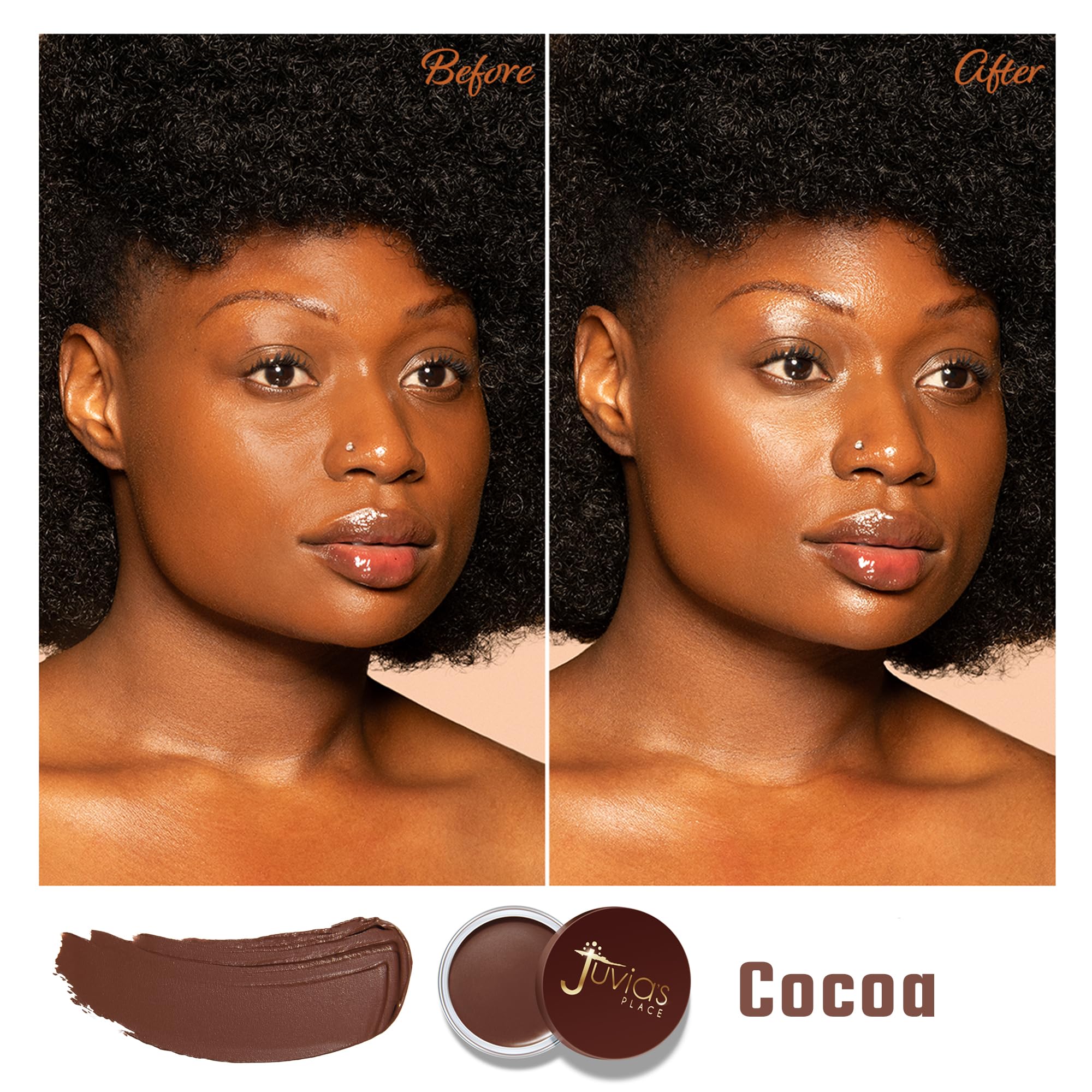 Juvia's Place Bronzed Cream Bronzer Cocoa – Buildable, Long-Lasting Sun-Kissed Glow