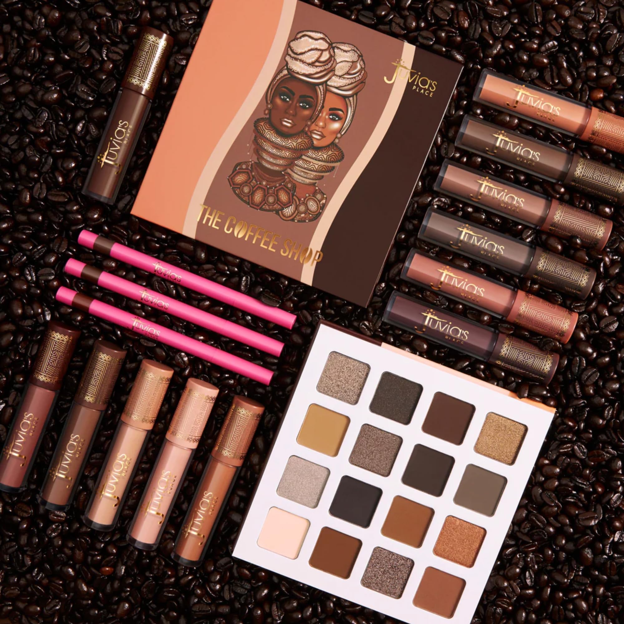 Juvia's Place Coffee Shop Lip Gloss – Butterscotch | Hydrating Butter Lip Gloss with Glass-Like Shine