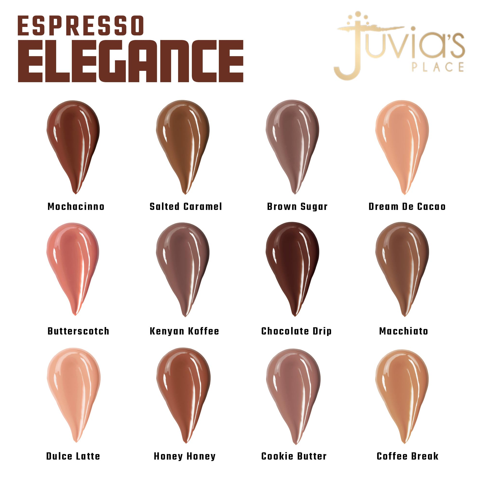 Juvia's Place Coffee Shop Lip Gloss – Butterscotch | Hydrating Butter Lip Gloss with Glass-Like Shine