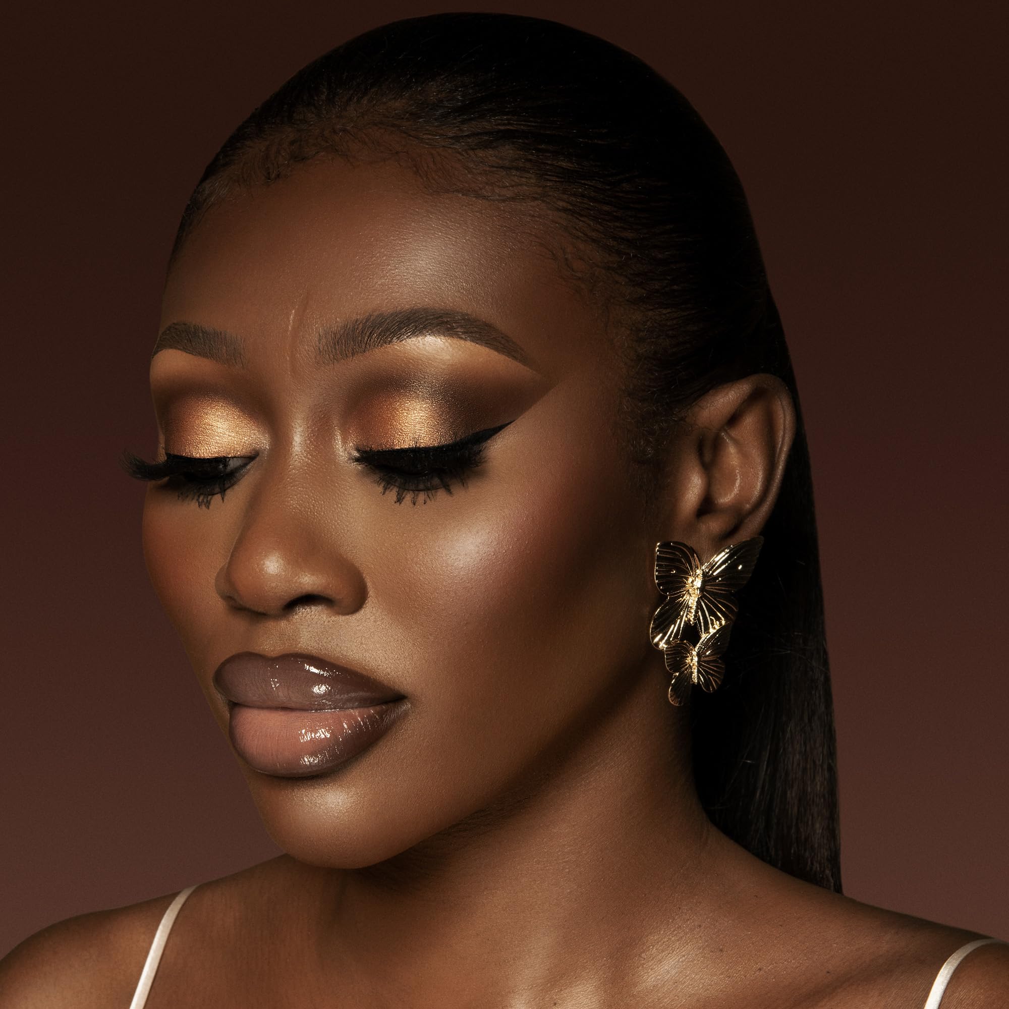 Juvia's Place Coffee Shop Lip Gloss – Butterscotch | Hydrating Butter Lip Gloss with Glass-Like Shine