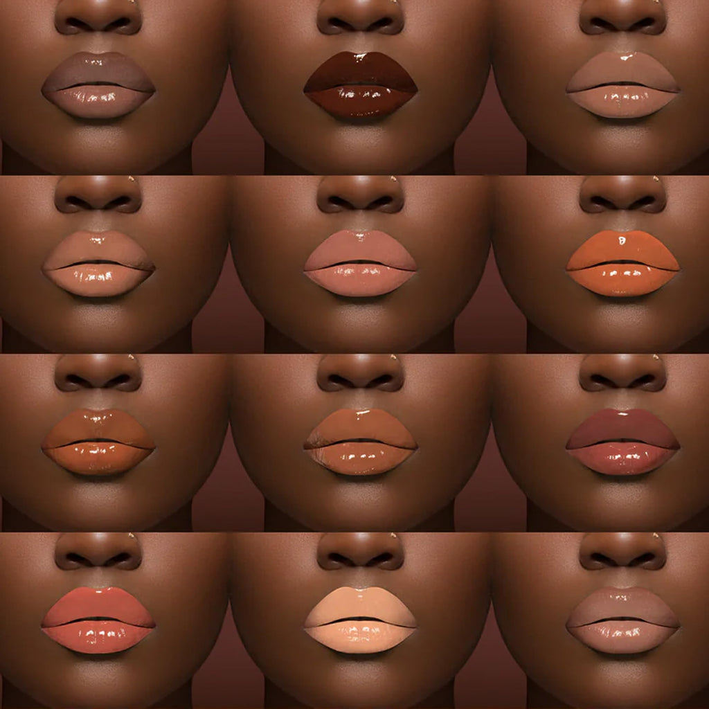 Juvia's Place Coffee Shop Lip Gloss – Butterscotch | Hydrating Butter Lip Gloss with Glass-Like Shine