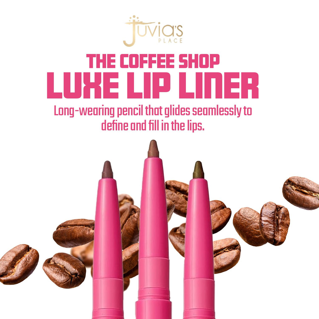 Juvia's Place Coffee Shop Luxe Lip Liner in Coffee Bean – Colorstay Matte Finish Lip Pencil