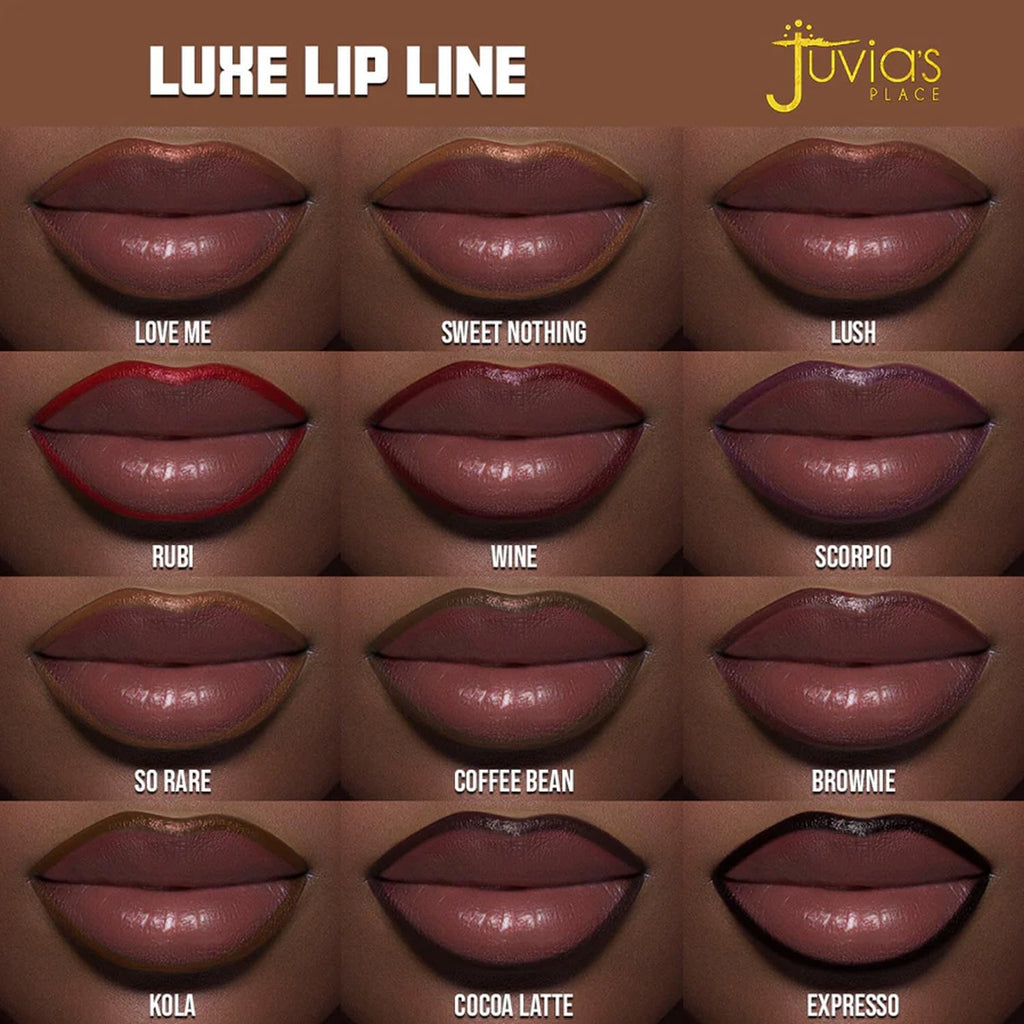 Juvia's Place Coffee Shop Luxe Lip Liner Brownie | Long-Lasting Matte Lip Pencil