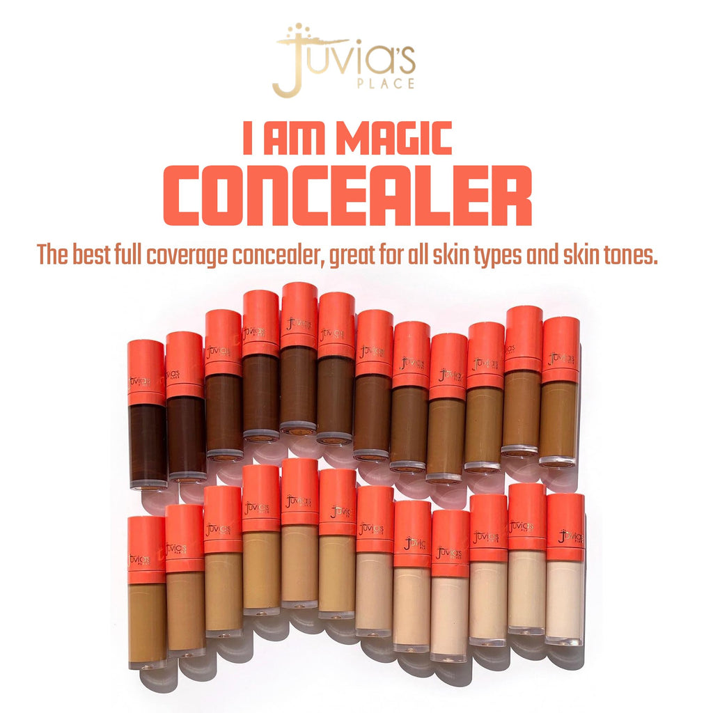 Juvia's Place I Am Magic Liquid Concealer J24 – Fairest Neutral-Cool Undertone, Hydrating, Waterproof