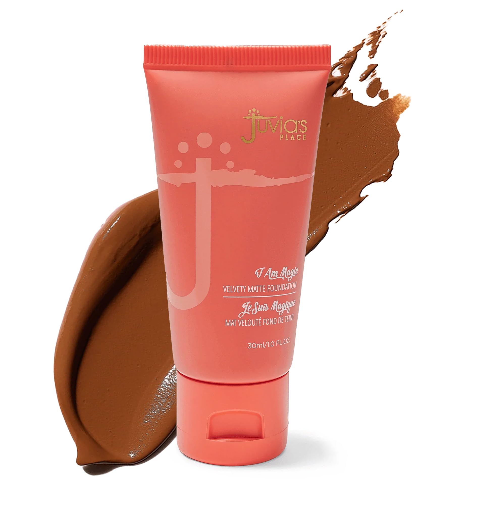 Juvia's Place I Am Magic Velvety Matte Foundation 230 – Dark Cool Undertone | Full Coverage, Lightweight, Long-Wear