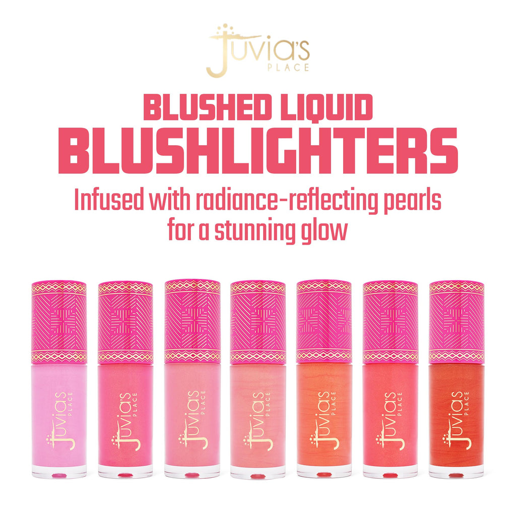 Juvia's Place Blushed Liquid BlushLighter Rosey Posey Glow – Buildable Radiant Cheek Color