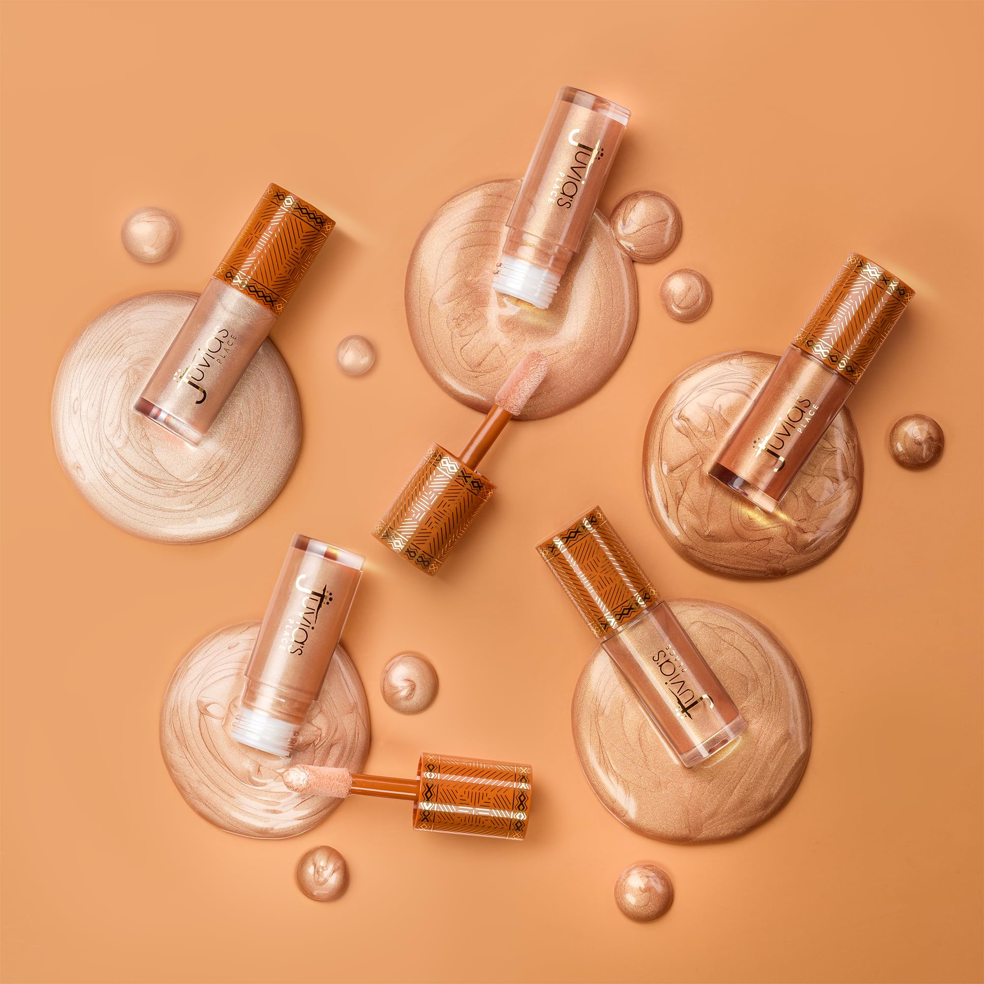 Juvia's Place Nubian Glow Liquid Luminizer – Bronze Glow | Buildable Face & Body Highlighter
