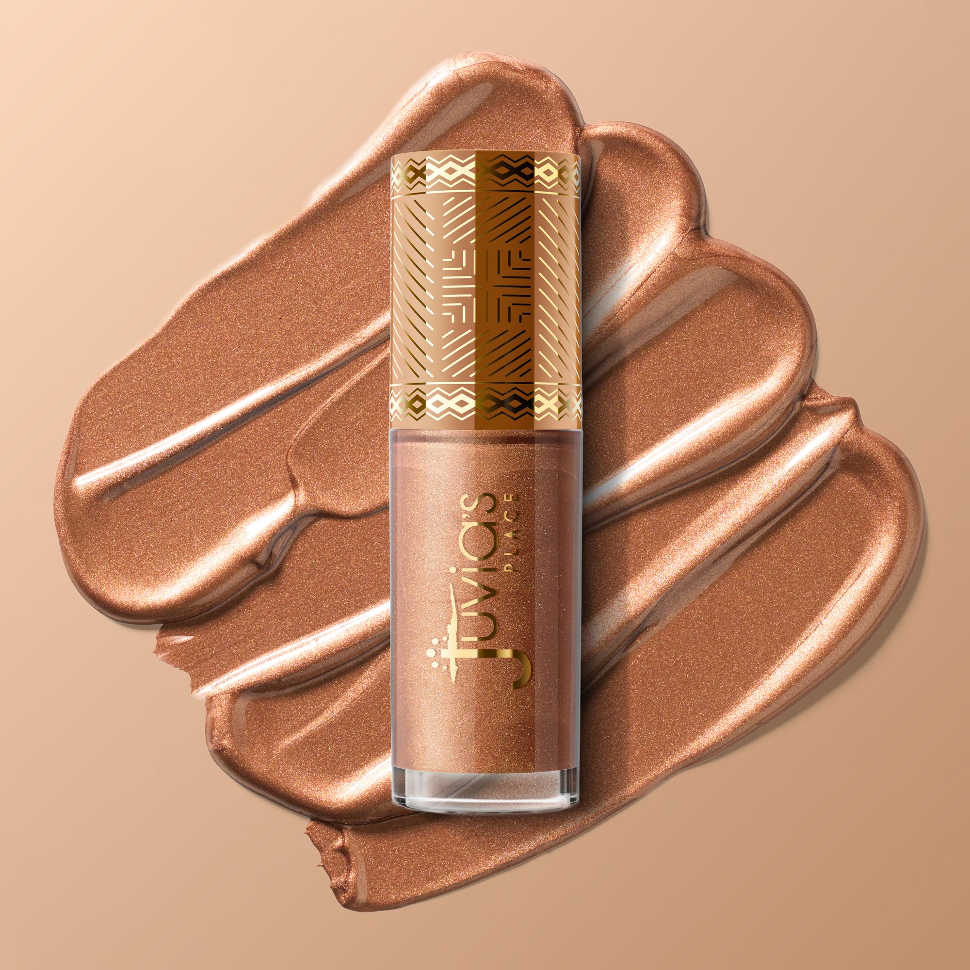 Juvia's Place Nubian Glow Liquid Luminizer – Bronze Glow | Buildable Face & Body Highlighter