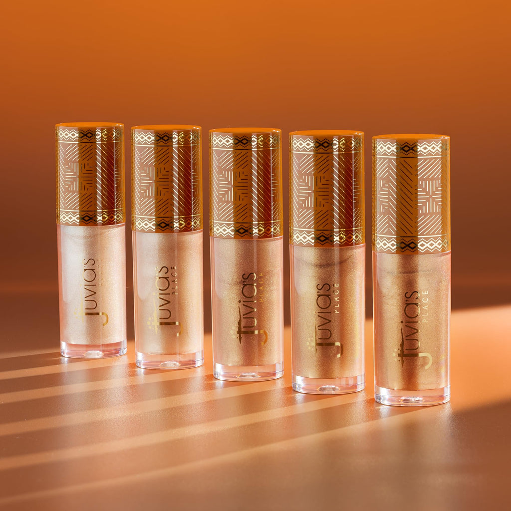 Juvia's Place Nubian Glow Liquid Luminizer – Bronze Glow | Buildable Face & Body Highlighter