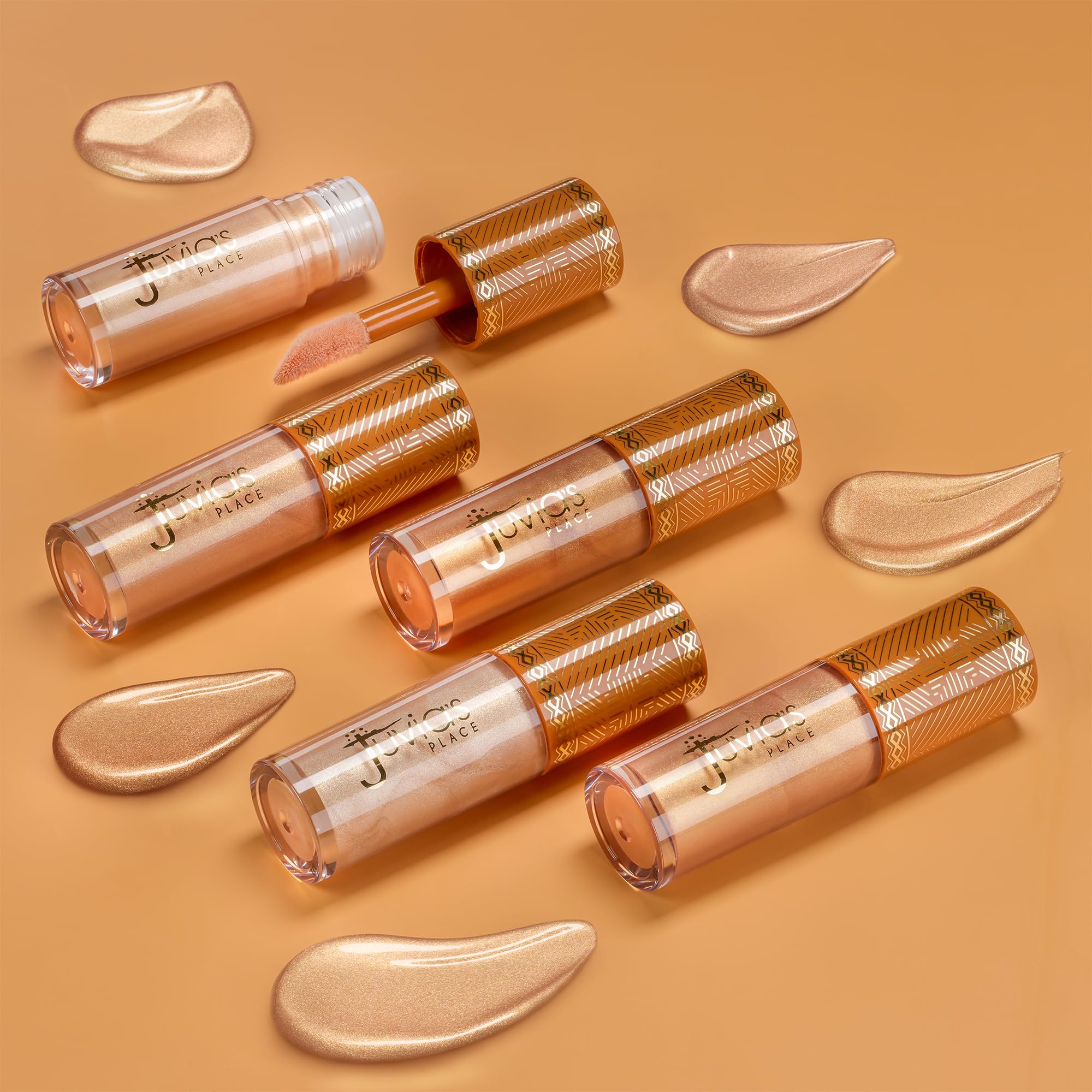 Juvia's Place Nubian Glow Liquid Luminizer – Bronze Glow | Buildable Face & Body Highlighter
