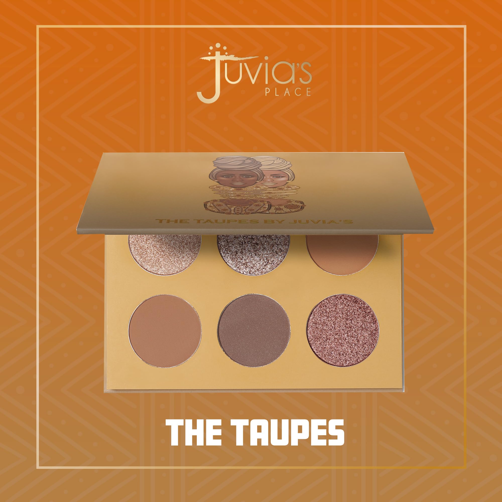 Juvia's Place Palette The Taupes – Six-Shade Nude Browns Eye Shadow Palette