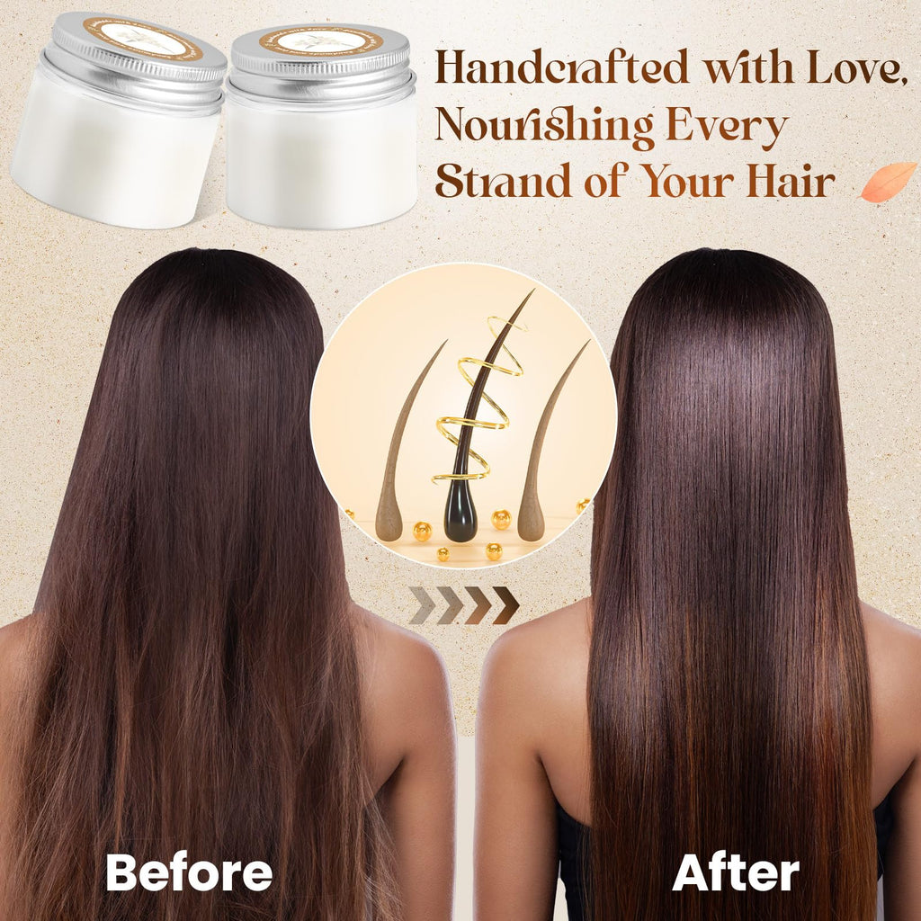 JUYRLE Hair Mask Making Kit – DIY Hair Conditioner with Shea Butter, Sweet Almond Oil & Coconut Oil