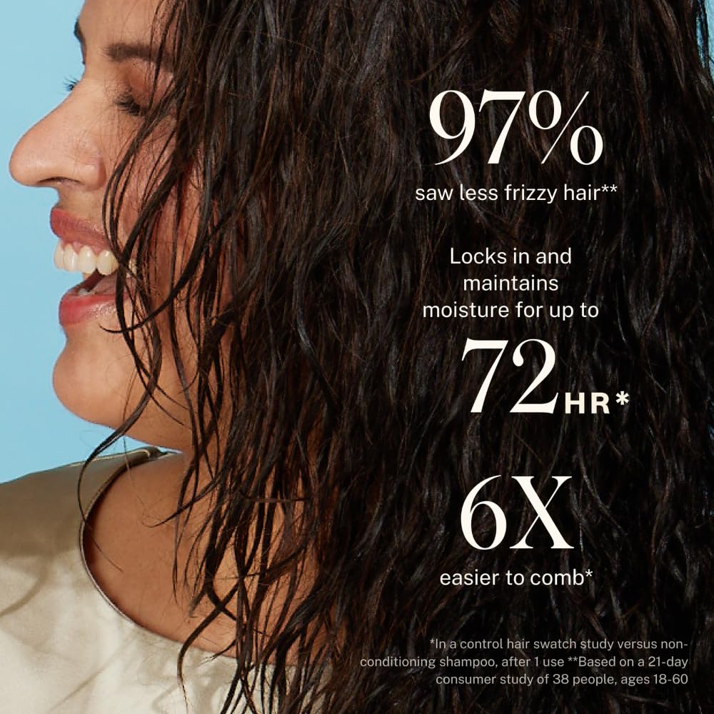 JVN Complete Leave-In Conditioning Mist – 2 fl oz Travel Size, Frizz Control, Detangler, UV & Heat Protection, Silicone Free