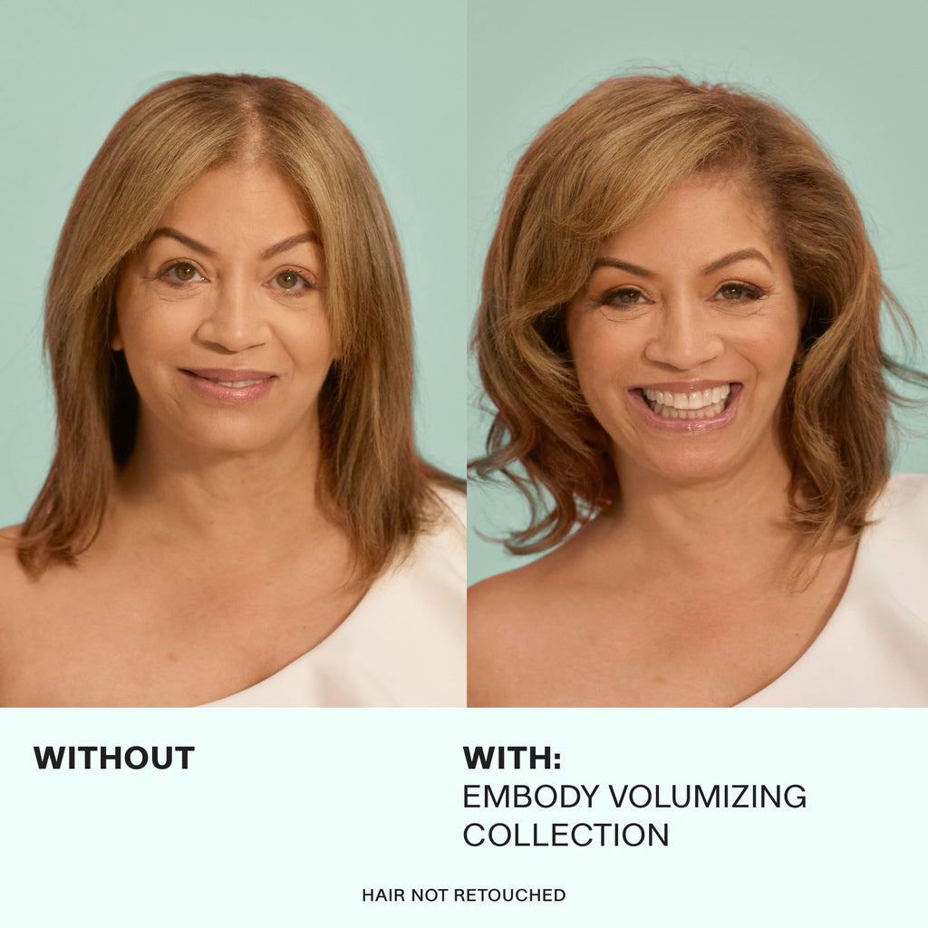 JVN Embody Volumizing Shampoo + Nurture Hydrating Conditioner Duo — 20 fl oz, Silicone- and Sulfate-Free Haircare for Body and Moisture