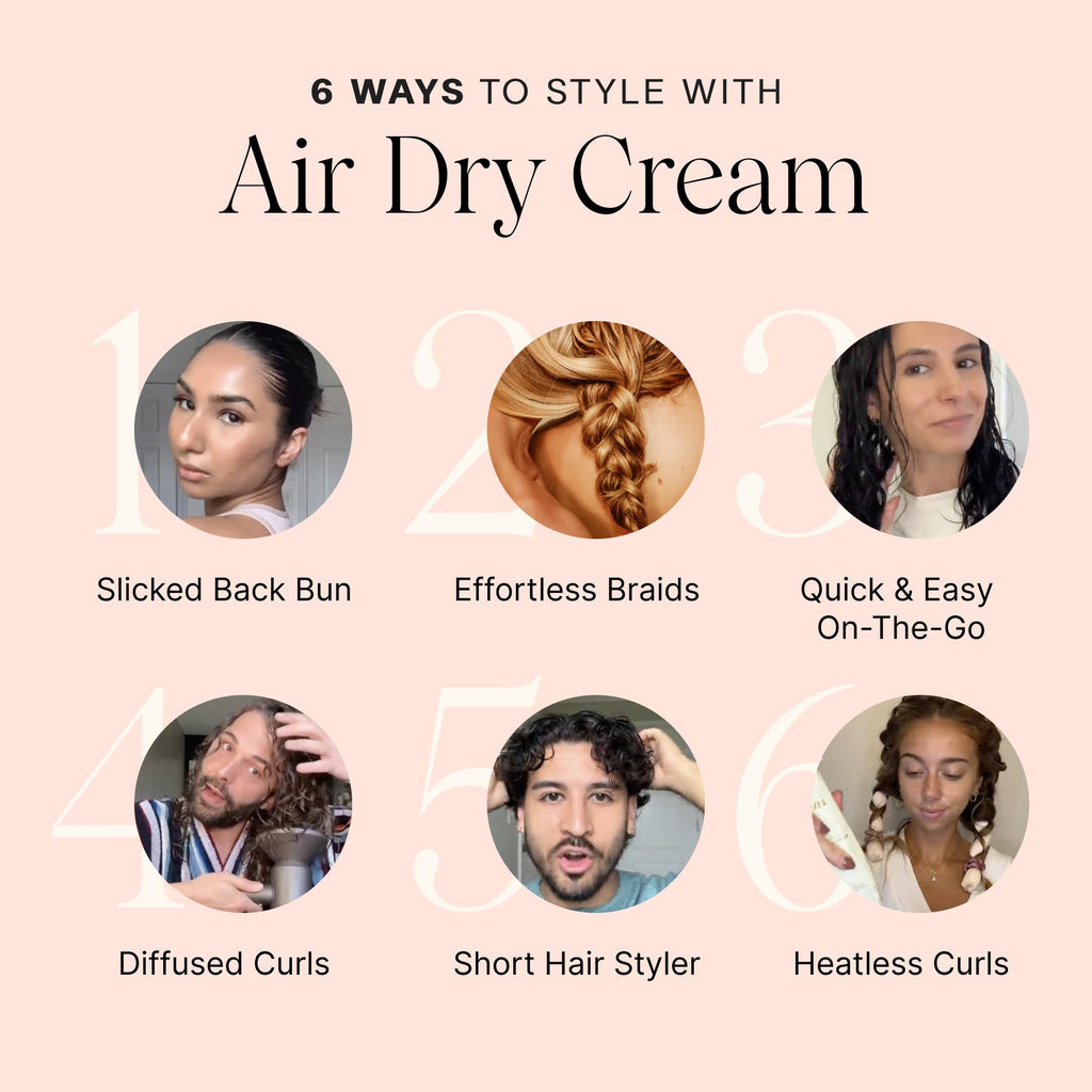 JVN Effortless Curls & Waves Set – Shampoo, Conditioner, Serum & Air Dry Cream