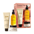 JVN Trusted Trio Travel Essentials Hair Care – Silicone Free with Air Dry Cream, Recovery Serum & Pre-Wash Scalp Oil
