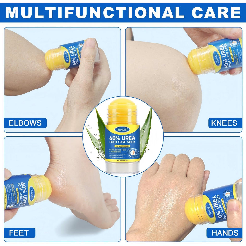 JWBVCTCR Urea Foot Cream Stick 60% Urea + 2% Salicylic Acid – Deep Hydration, Fast Absorption