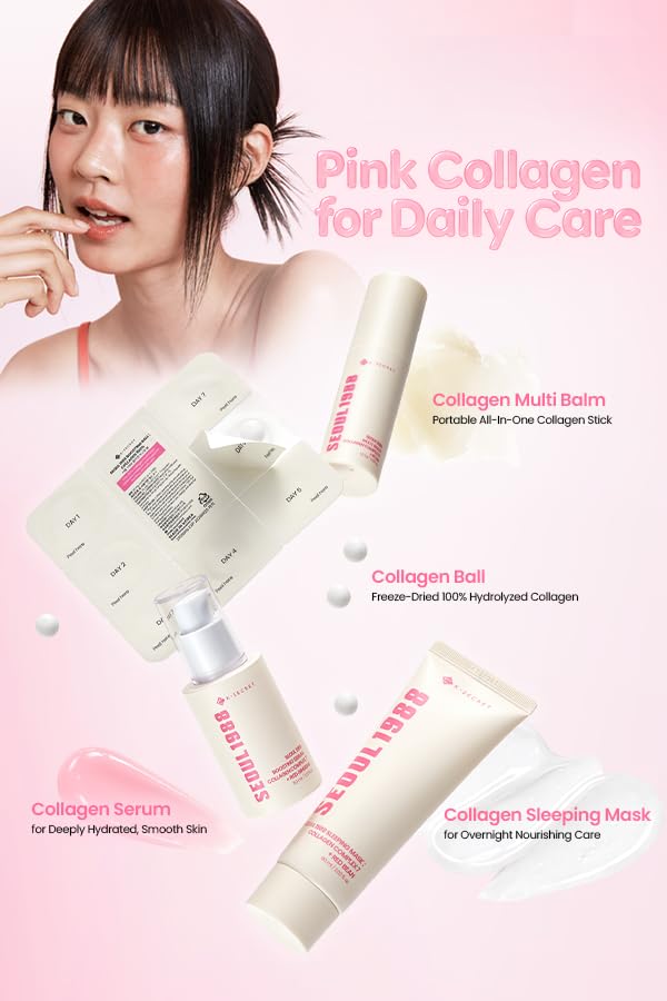 K-SECRET SEOUL 1988 Collagen Boosting Ball – Freeze-Dried Hydrolyzed Collagen for Deep Hydration