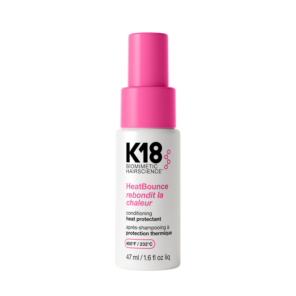 K18 HeatBounce Conditioning Heat Protectant Spray – 450℉ Inside-Out Protection for All Hair Types