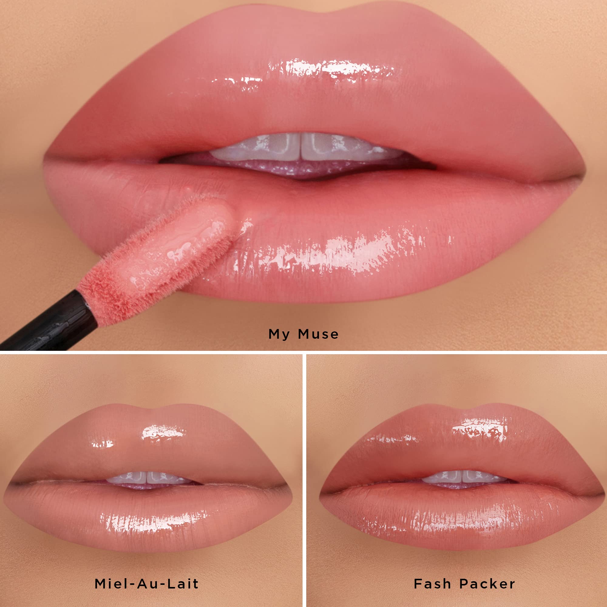 K7L Dark Red Lip Gloss - Born Free | Bold Shine & Lightweight Comfort