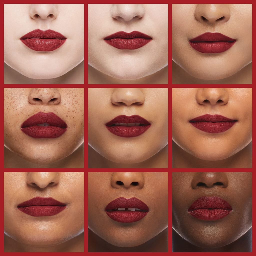 K7L Dark Red Lip Crayon (Vegan) – Waterproof, Smudge-Proof Lip Liner in Flame