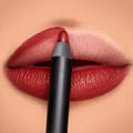 K7L Dark Red Lip Crayon (Vegan) – Waterproof, Smudge-Proof Lip Liner in Flame