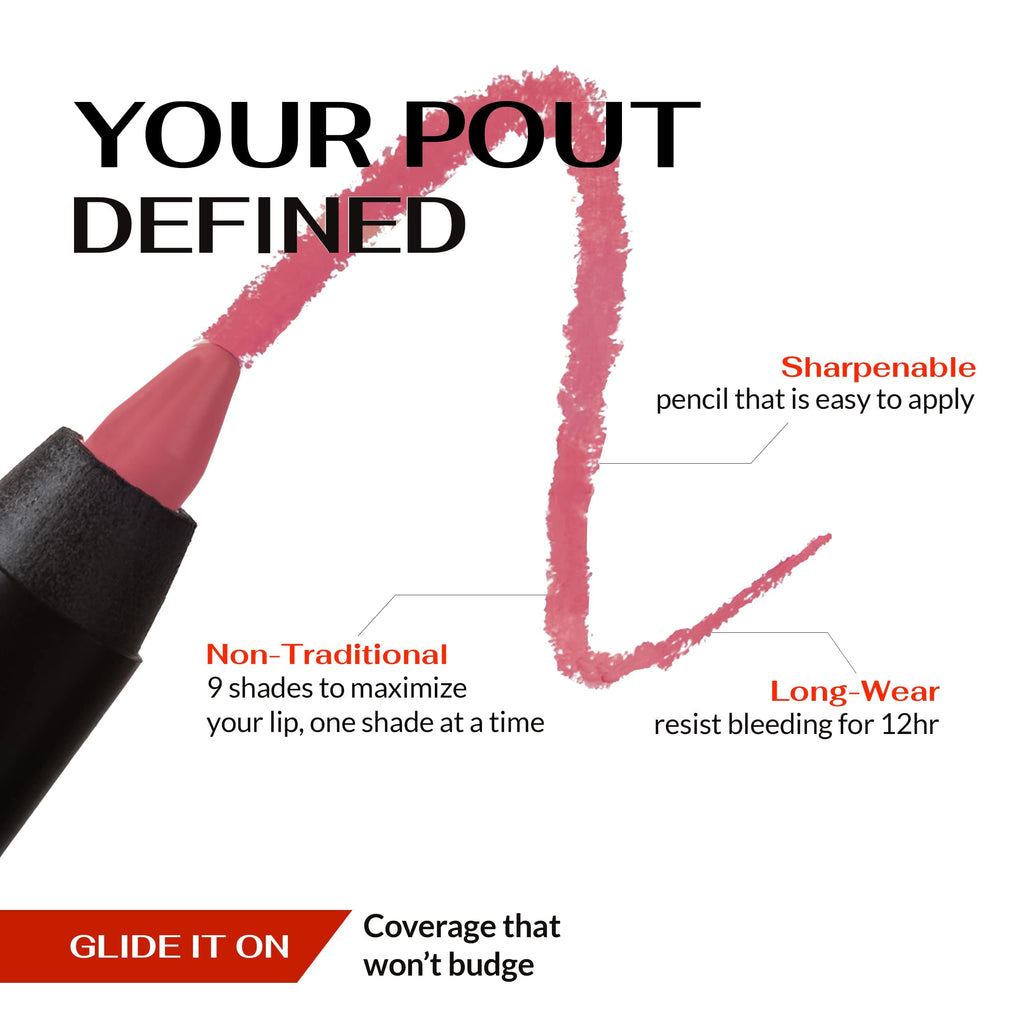 K7L Light Pink Lip Crayon (Vegan) – Waterproof & Smudge-Proof Rose