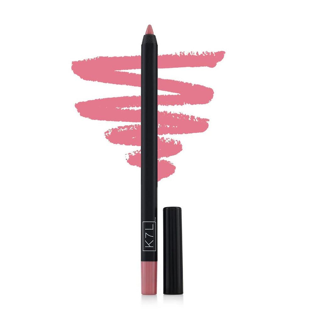 K7L Light Pink Lip Crayon (Vegan) – Waterproof & Smudge-Proof Rose
