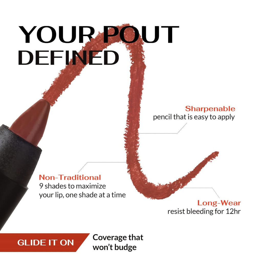K7L Light Brown Lip Crayon (Vegan) – Waterproof & Long-Lasting in Biscuit