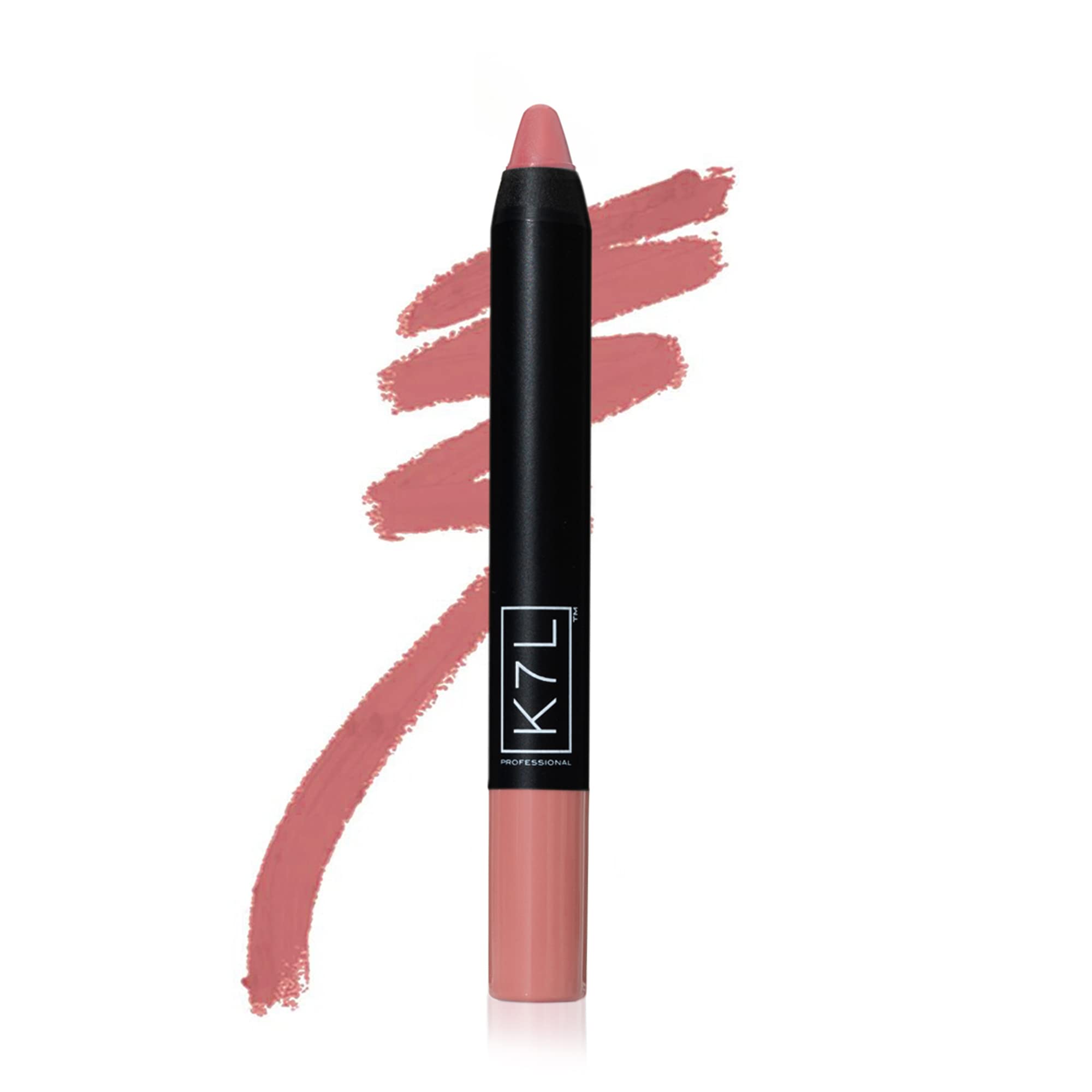 K7L Nude Pink Lipstick Crayon Matte – Pink Cloud | 12HR Vegan Lip Color