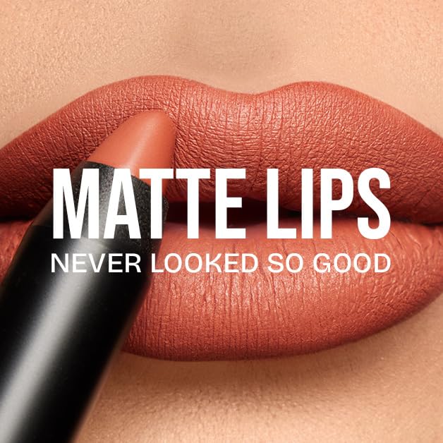 K7L Lipsilk Matte Orange Brown Lip Crayon | Long-Lasting Ultra-Pigmented Color