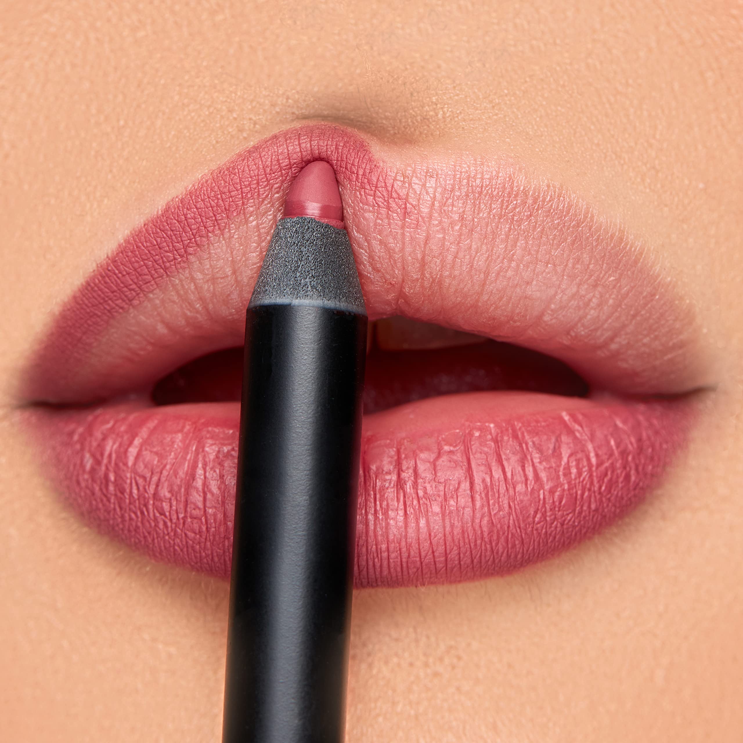 K7L Pink Lip Crayon (Vegan) – Waterproof, Smudge-Proof, Precise Lip Liner
