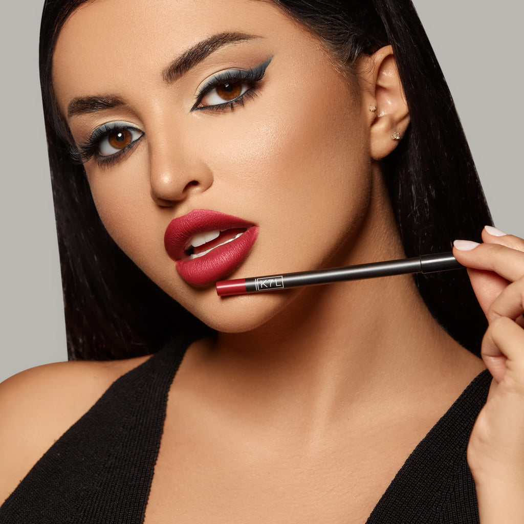 K7L Red Lipliner (Vegan) – Waterproof, Smudge-Proof, 12-Hour Wear