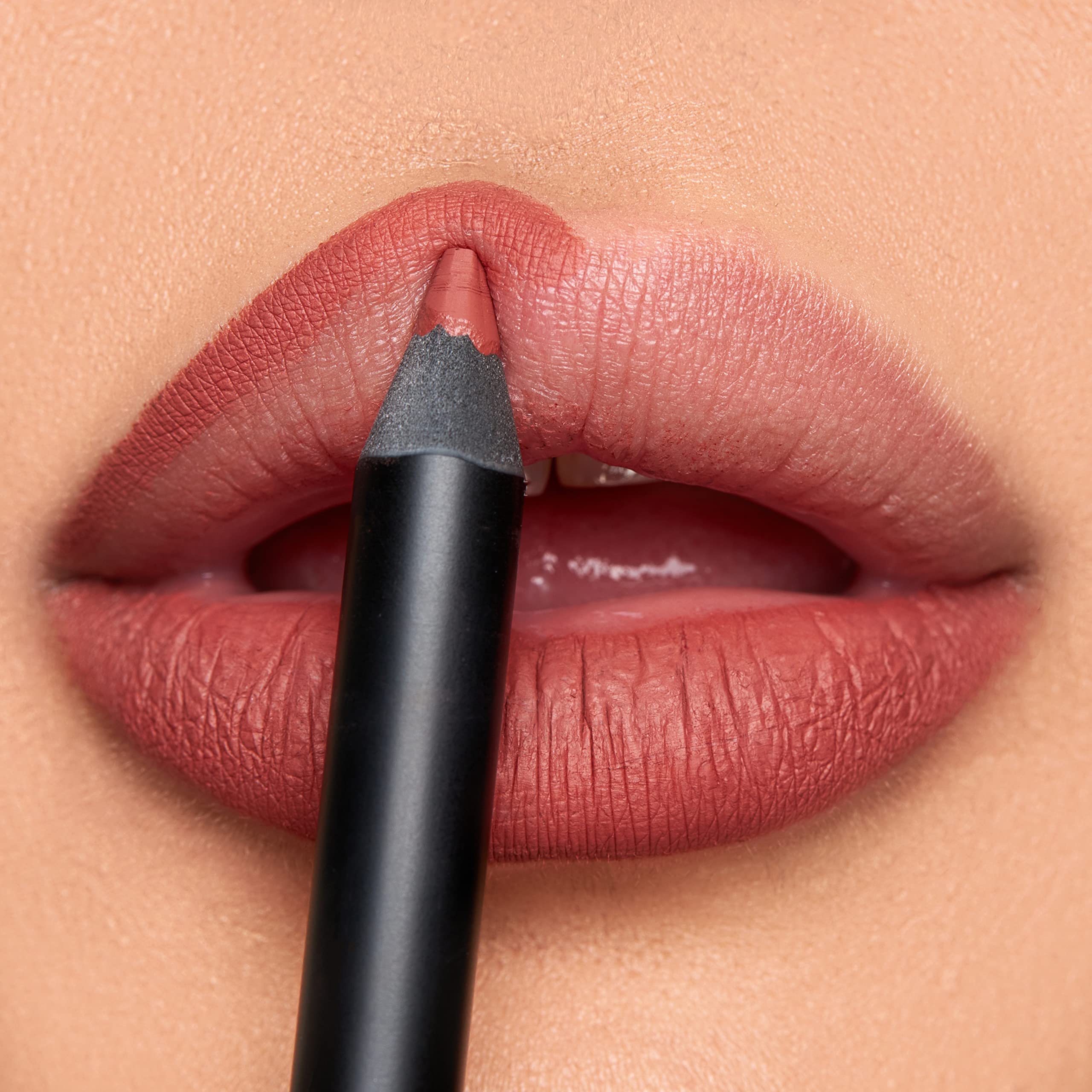 K7L Rustic Brown Lip Crayon (Vegan) - Waterproof & Smudge-Proof Lip Liner in Toast