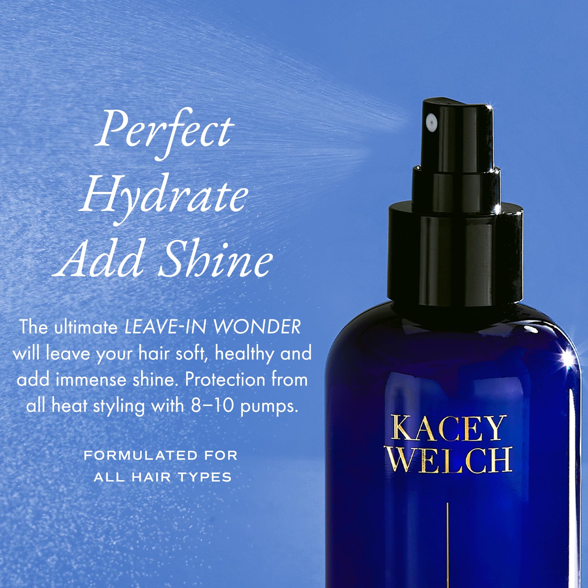 The Kacey Welch Method Leave-In Wonder Spray Conditioner – Hydrating Detangler & Heat Protectant (6 oz)