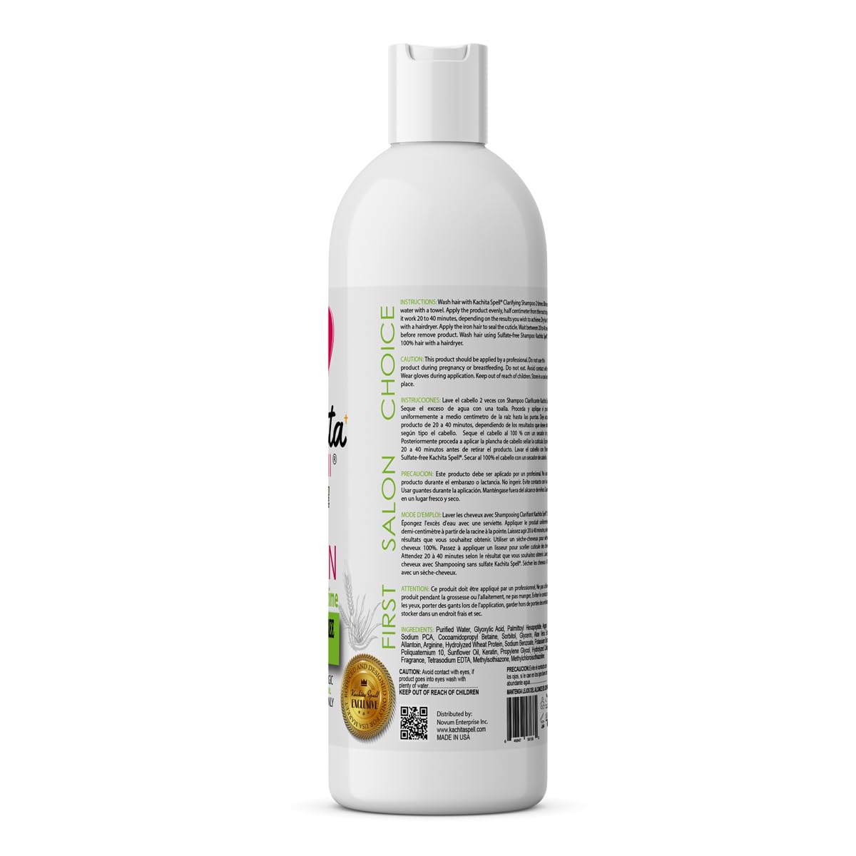 Kachita Spell Keratin Treatment – Formaldehyde-Free, Made in USA | Brazilian Hair Straightening