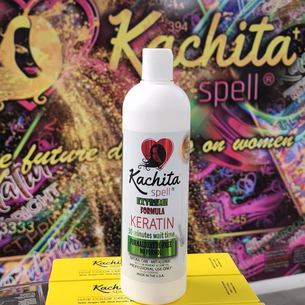 Kachita Spell Keratin Treatment – Formaldehyde-Free, Made in USA | Brazilian Hair Straightening