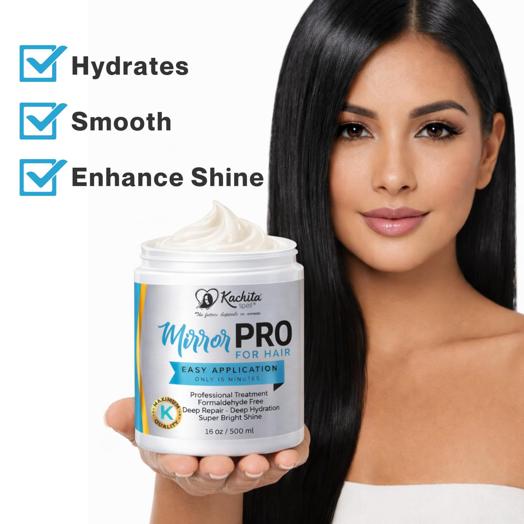 Kachita Spell MirrorPRO Hair Mask – Deep Conditioning for Dry & Damaged Hair | Sulfate-Free 16 oz