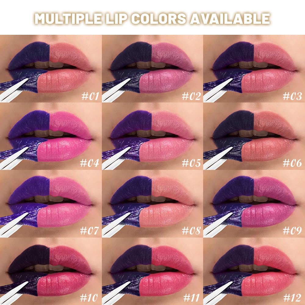Kaely 3Pcs Lip Stain Peel Off Masque – Long-Lasting Matte Lip Tint Set C-05 C-07 C-08