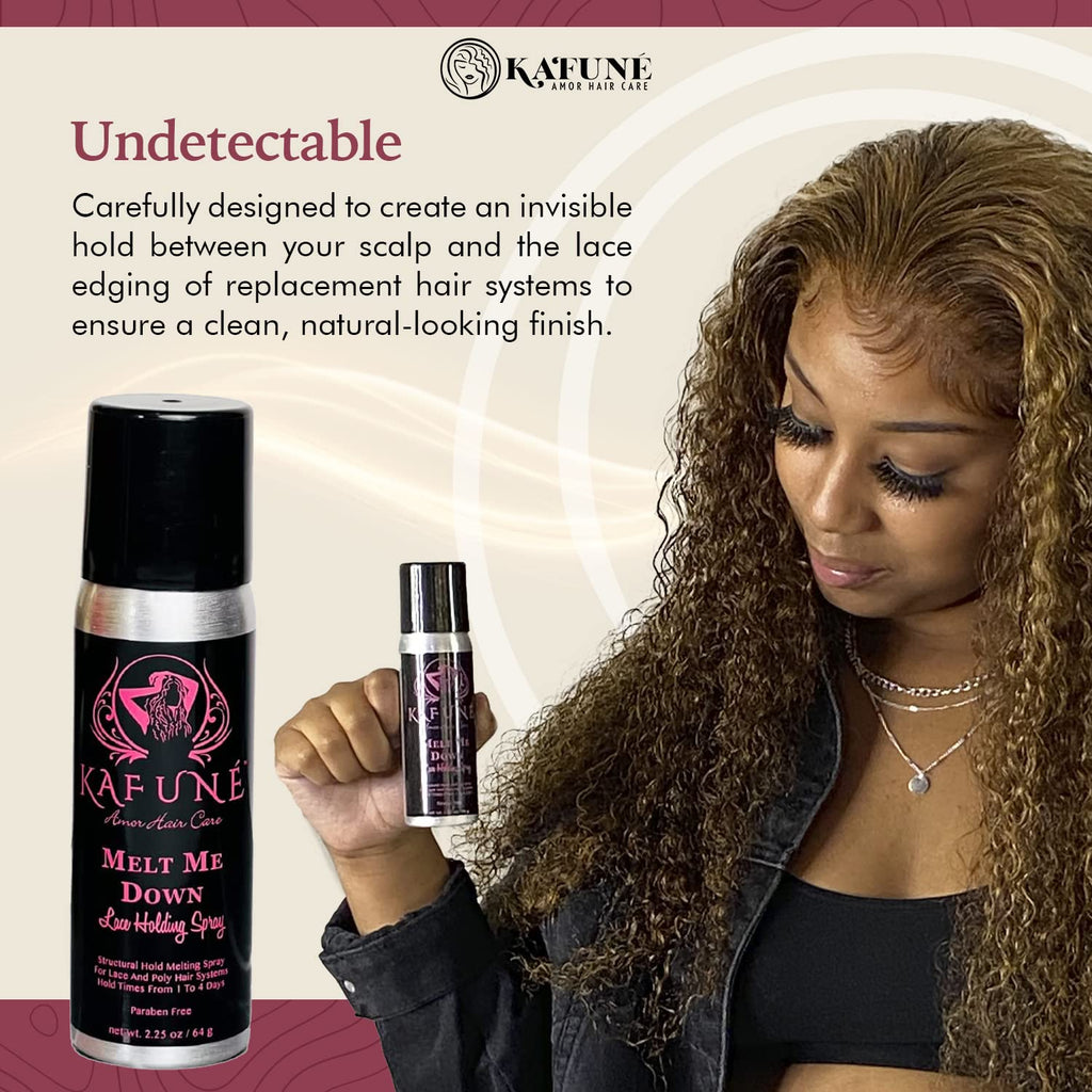 Kafune Amor Hair Melt Me Down – Glueless Lace Hold Spray (1–5 Days)