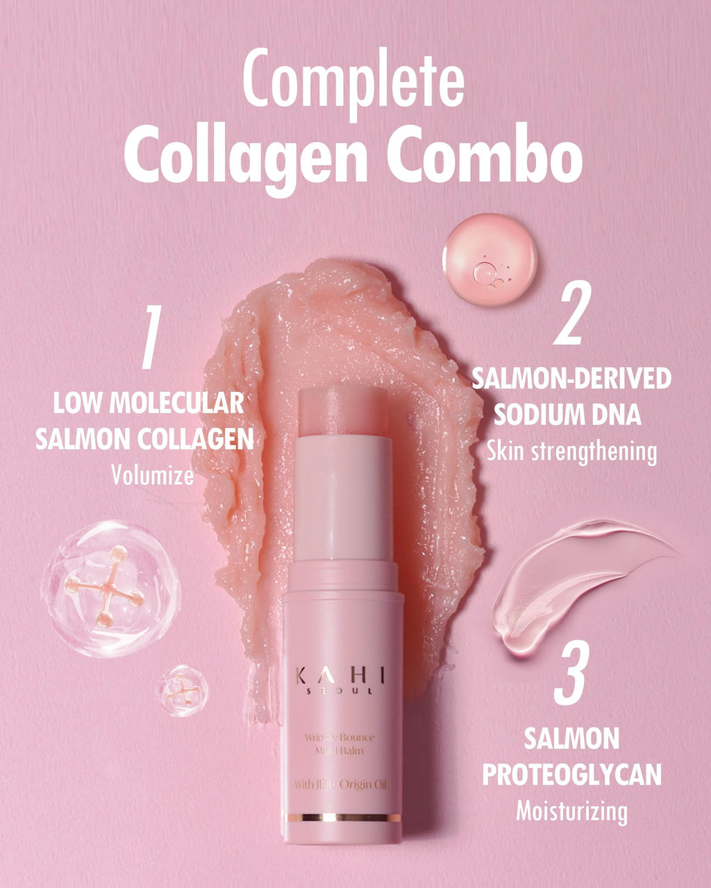 KAHI BALM SERIES | Collagen Balm Stick – All-in-One Skin Moisturizer & Primer