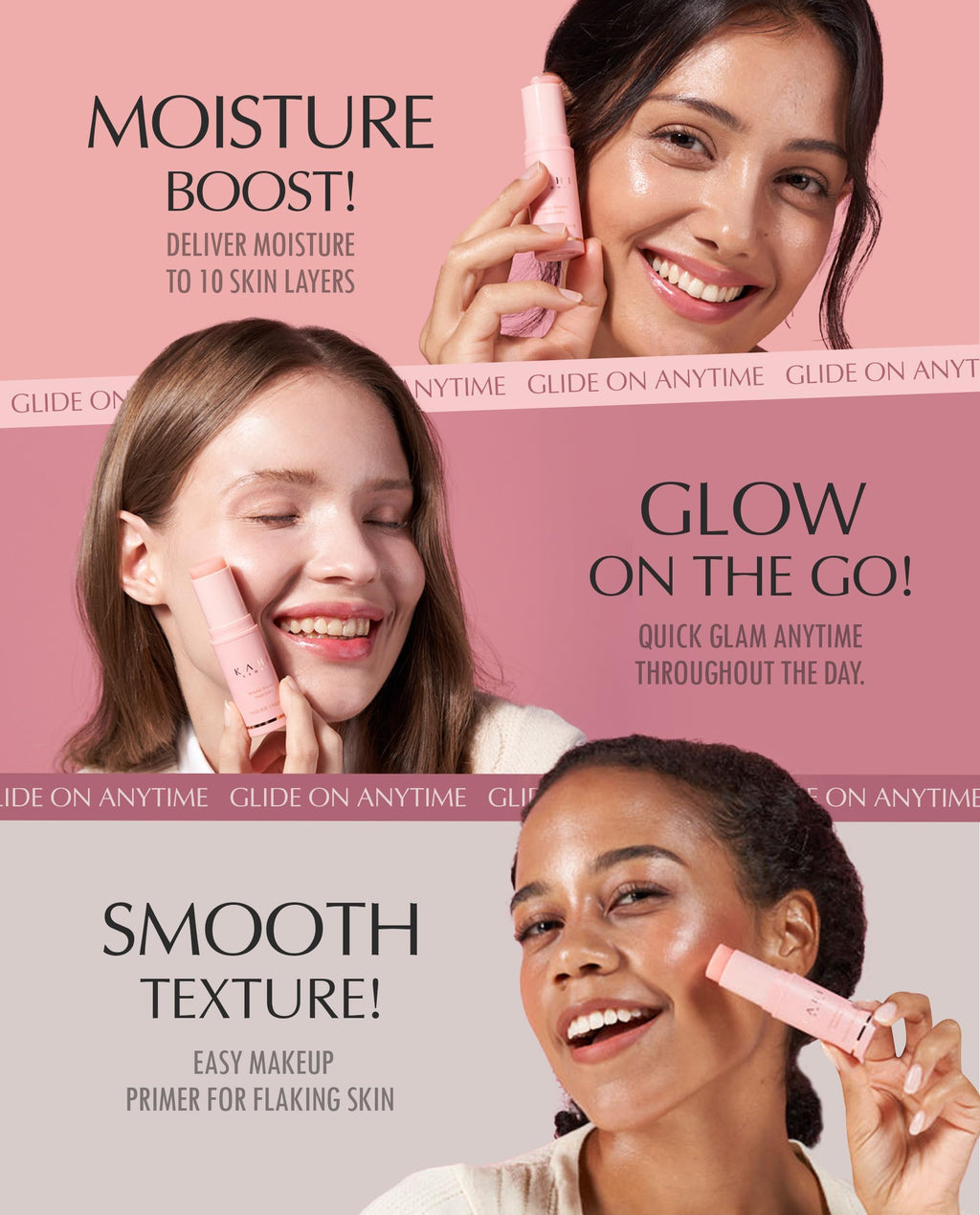 KAHI BALM SERIES | Collagen Balm Stick – All-in-One Skin Moisturizer & Primer